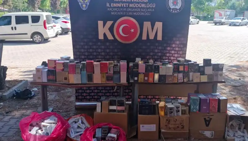 Kayseri'de Kaçak Parfüm Operasyonu: İki Kişi Gözaltına Alındı!