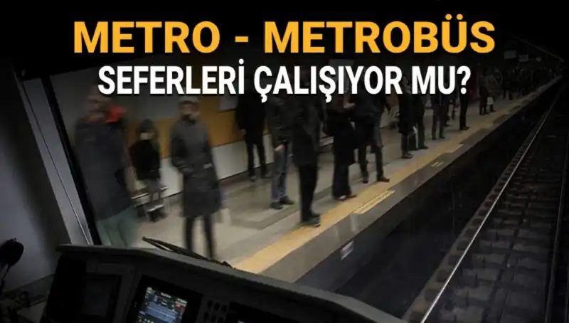 İstanbul’da Ulaşımda Yeni Kriz: Metrobüs ve Metro Çalışıyor mu?