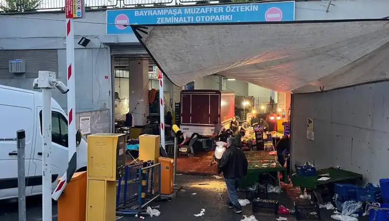 Pazar Yerinde Şok! Biber Gazı Korkunç Anlar Yaşattı