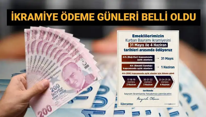 Emekli Bayram İkramiyeleri İçin Tarihler Belli Oldu: 4 Bin TL Ne Zaman Yatacak?